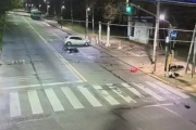 San Justo: una pareja de repartidores fue embestida por un auto tras una peligrosa maniobra y sufrió graves heridas