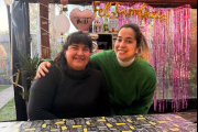 Abigail Mercado visitó la Biblioteca Leonardo Favio y conoció el trabajo de sus integrantes