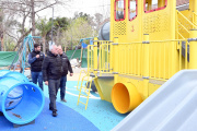 Julio Zamora monitoreó la renovación que el Municipio de Tigre lleva adelante en un espacio público en Villa La Ñata - Dique Luján