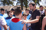 Fernando Moreira inauguró el nuevo espacio multideportivo del Parque José Hernández