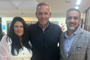 Juan Manuel Laborde Rodríguez acompañó a Fabián Loayza y Viviana Romano en una jornada sobre adopción