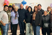 Julio Zamora acompañó el séptimo aniversario del Centro de Jubilados Fortaleza Bancalari
