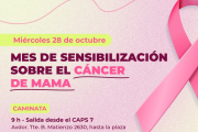 Tres de Febrero cierra el Mes Rosa con caminatas, charlas y controles mamarios gratuitos