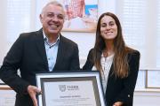 El Municipio de Tigre reconoció como Personalidad Destacada del Deporte a Agostina Alonso, campeona mundial con Las Leonas