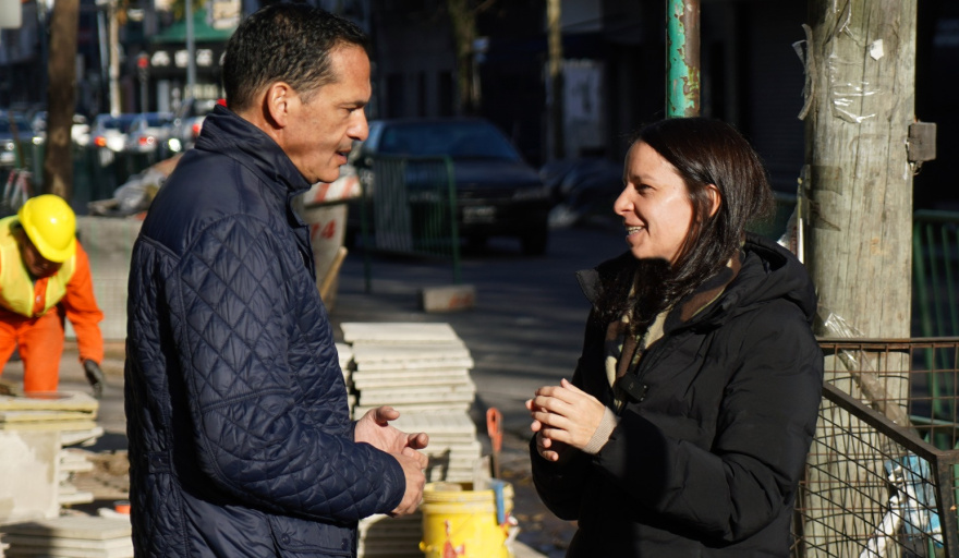 Vicente López avanza con nuevas obras de veredas y espacio público en Munro